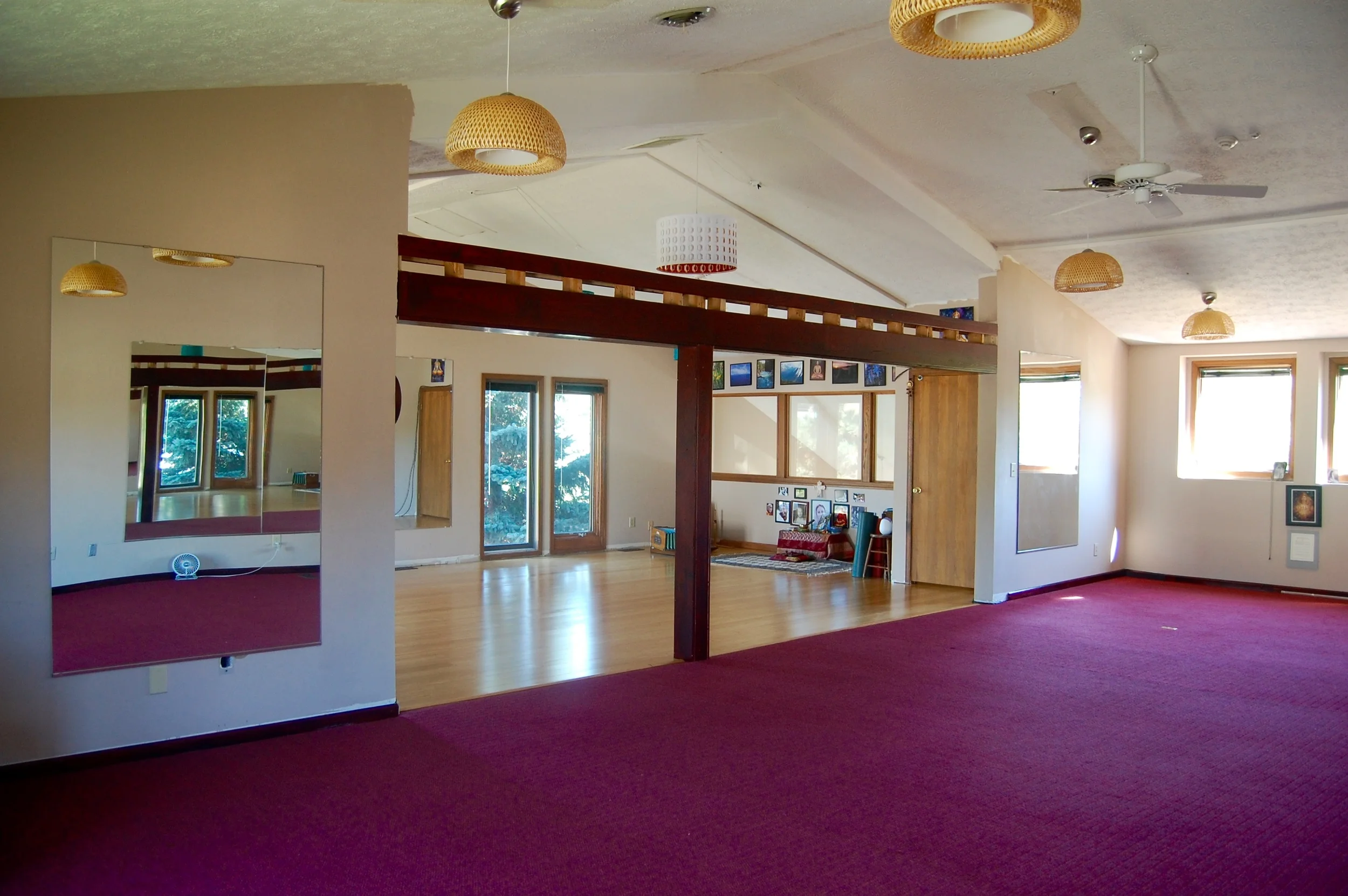 Our main studio space upstairs