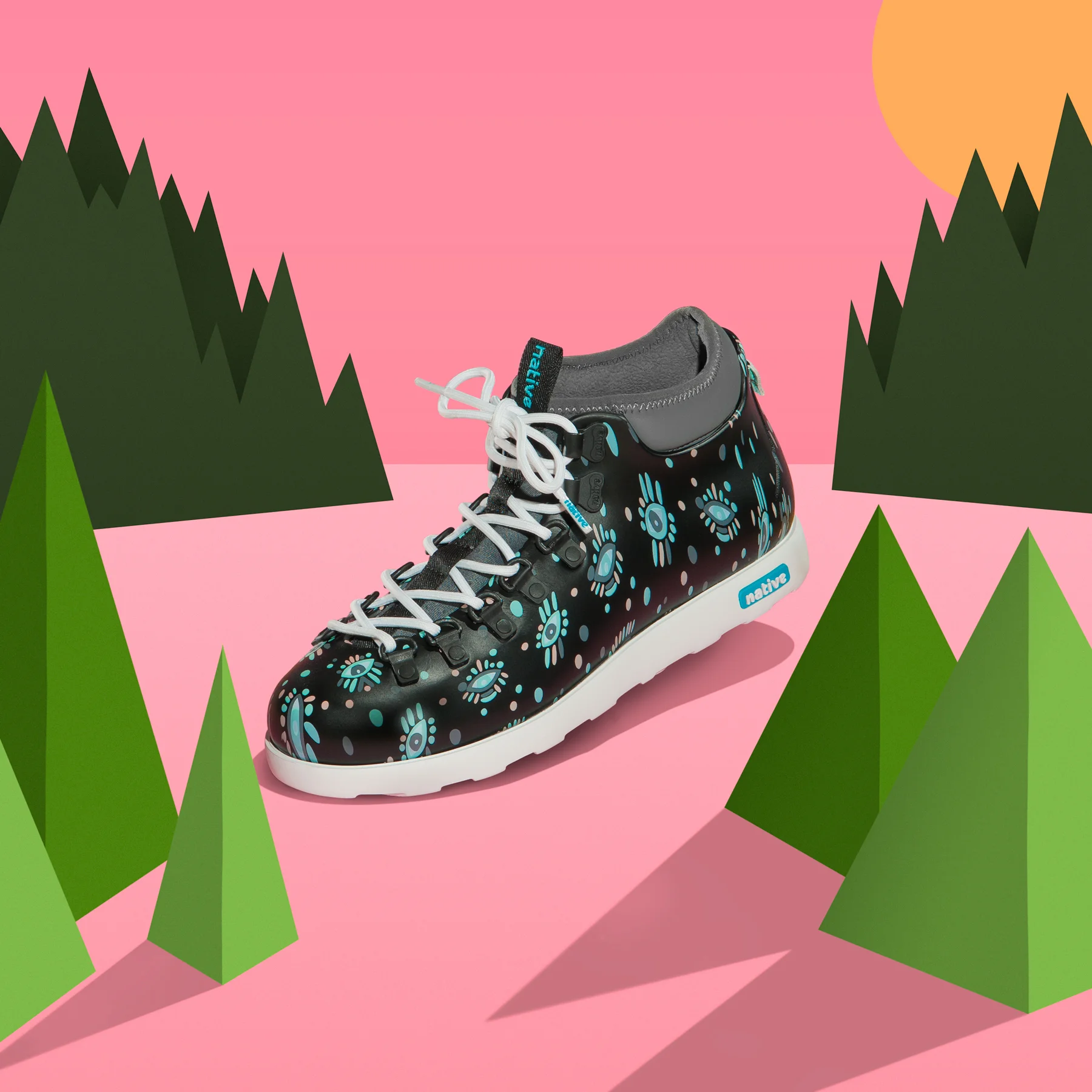sneaker product photography native shoes