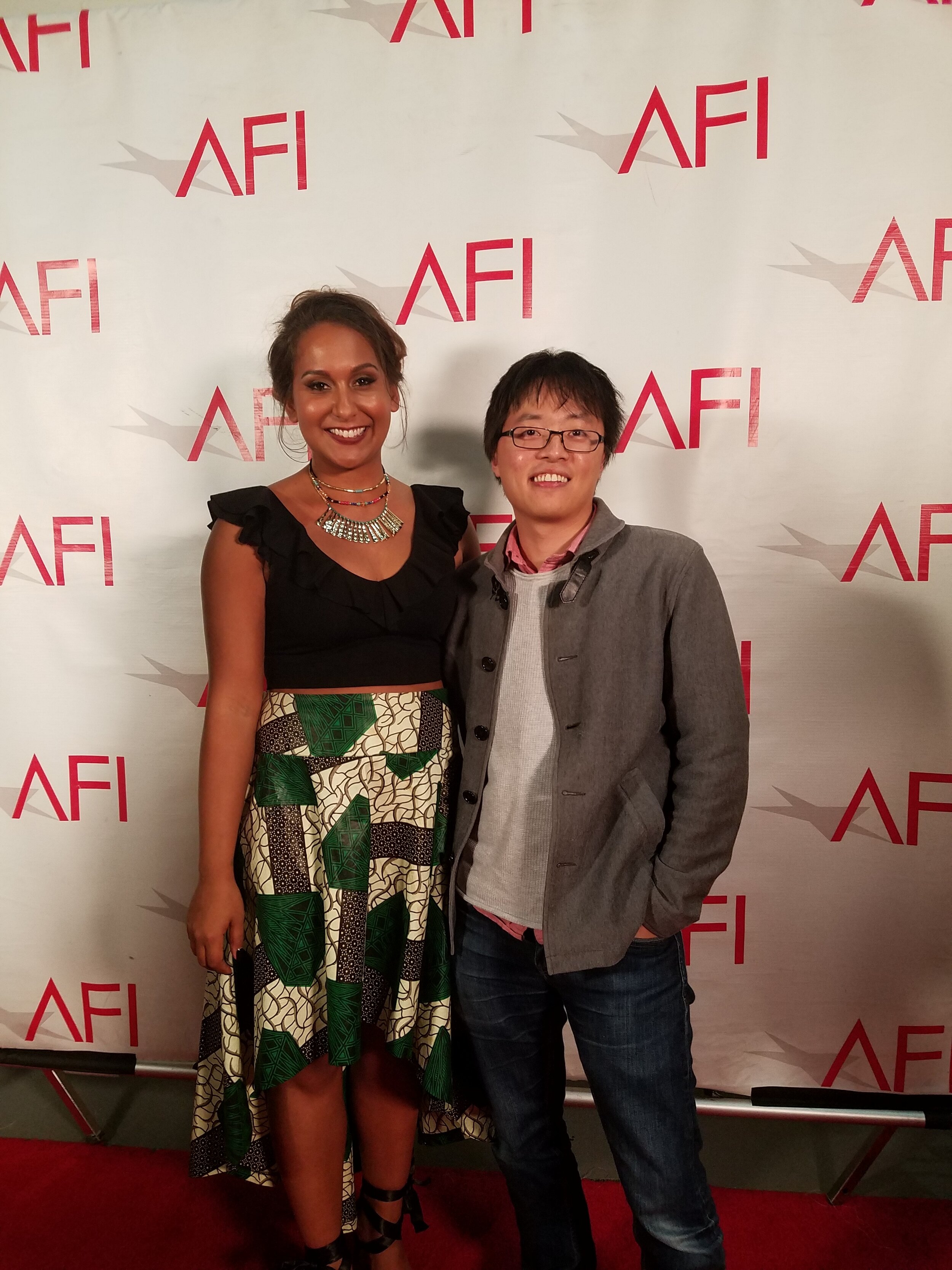  Ian Chen and Cara Lawson at screening of Isabella &amp; the Pot of Basil (2018) 