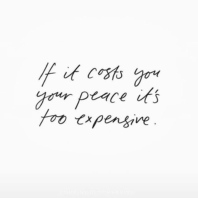 @Regrann from @shannonkaiserwrites -  If it cost you your peace, it's too expensive. .
.
.
.
.
.
.
...
#momprep #momlife #motherhood #parenthood #family #fatherhood #dadlife #peacebaby #doula #midwife #momclass #birthcenter #homebirth #birthwithoutfe