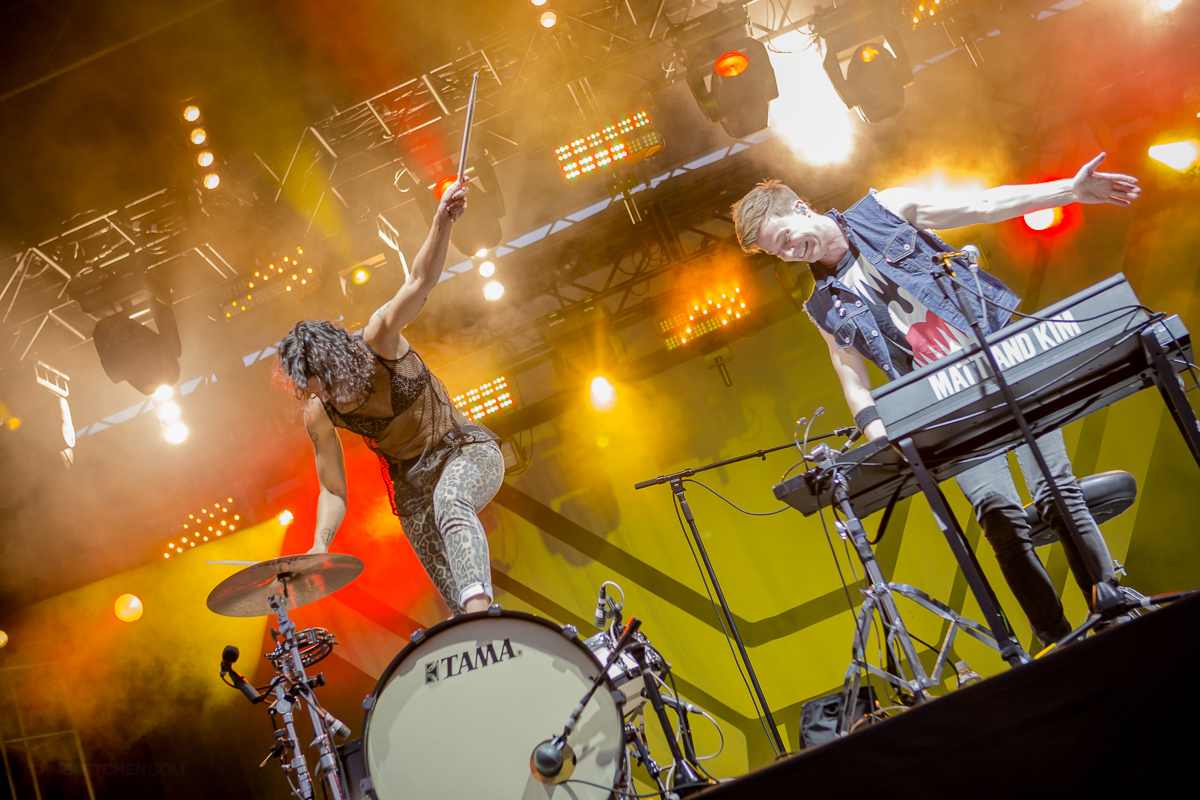 Matt and Kim at LouFest