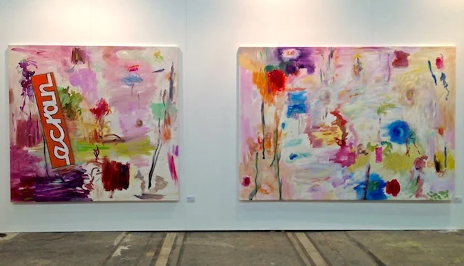 Juan Davila at Kalli Rolfe gallery. Davila is perhaps the most politicised of Australian artists. Born in Chile, he moved to Melbourne in his late-20s, lived the immigrant experience first-hand and then, in the 1980s had to navigate the prejudice and terror of the AIDS crisis. His large-scale, lush paintings conflated homoerotics, European art history and the Australian colonial experience (his seminal Stupid As A Painter hangs in the permanent collection of the MCA). A surprise, then to come across this new series of pastel abstractions. The energy and symbolism of his earlier works may have softened into late-period comfort – what I jokingly refer to as ‘angry gay impressionism’ – but these works were an unmitigated success with Davila collectors, several of the larger canvases selling upon sight. (Traces of the political polemicist remain in the works on paper, which also sell at good entry-level prices.)