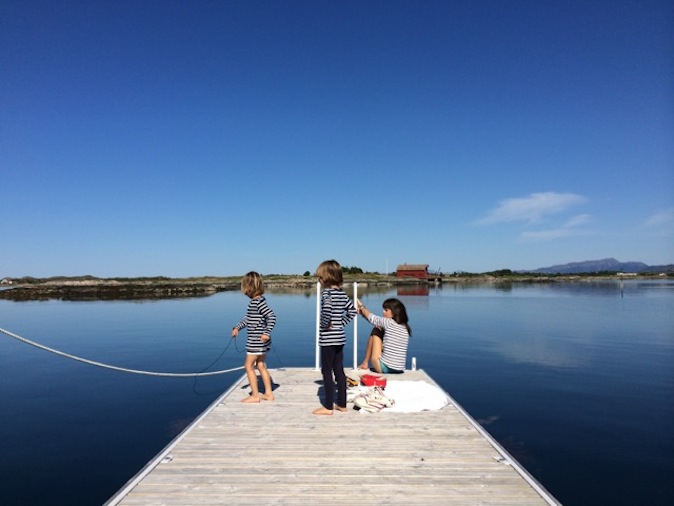 Glacier lake fishing. We caught nothing – not even a cold.