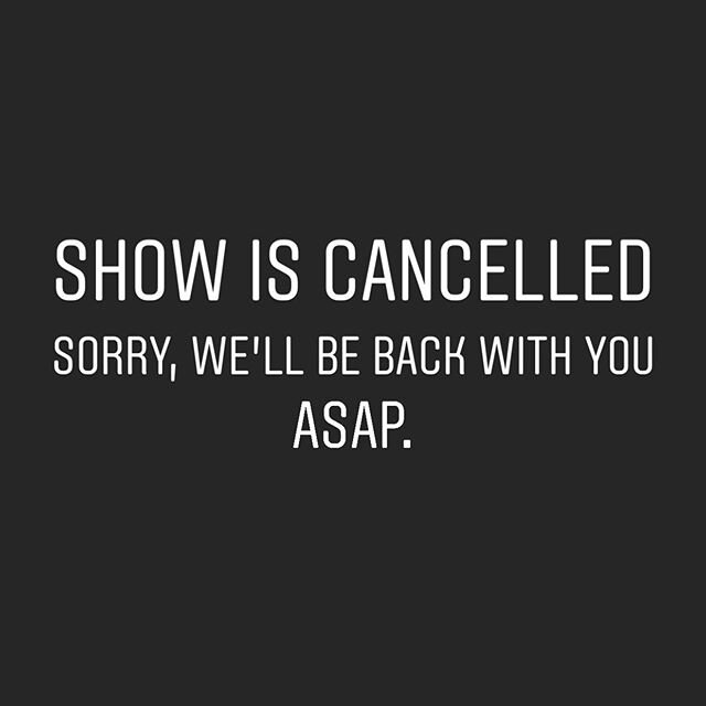 Sorry guys, the venue is closing down for the time being. We&rsquo;ll be back when things calm down. Spread the word &amp; stay safe and healthy.