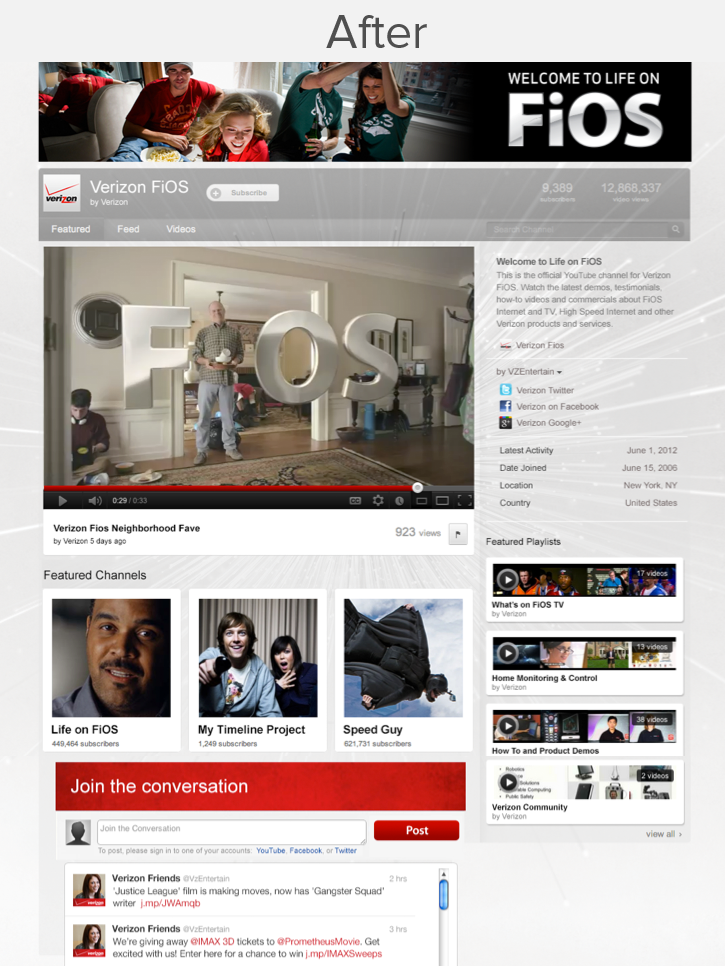 Youtube Redesign: After