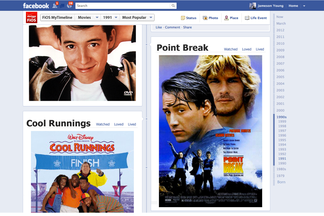 My TV Timeline: FB App