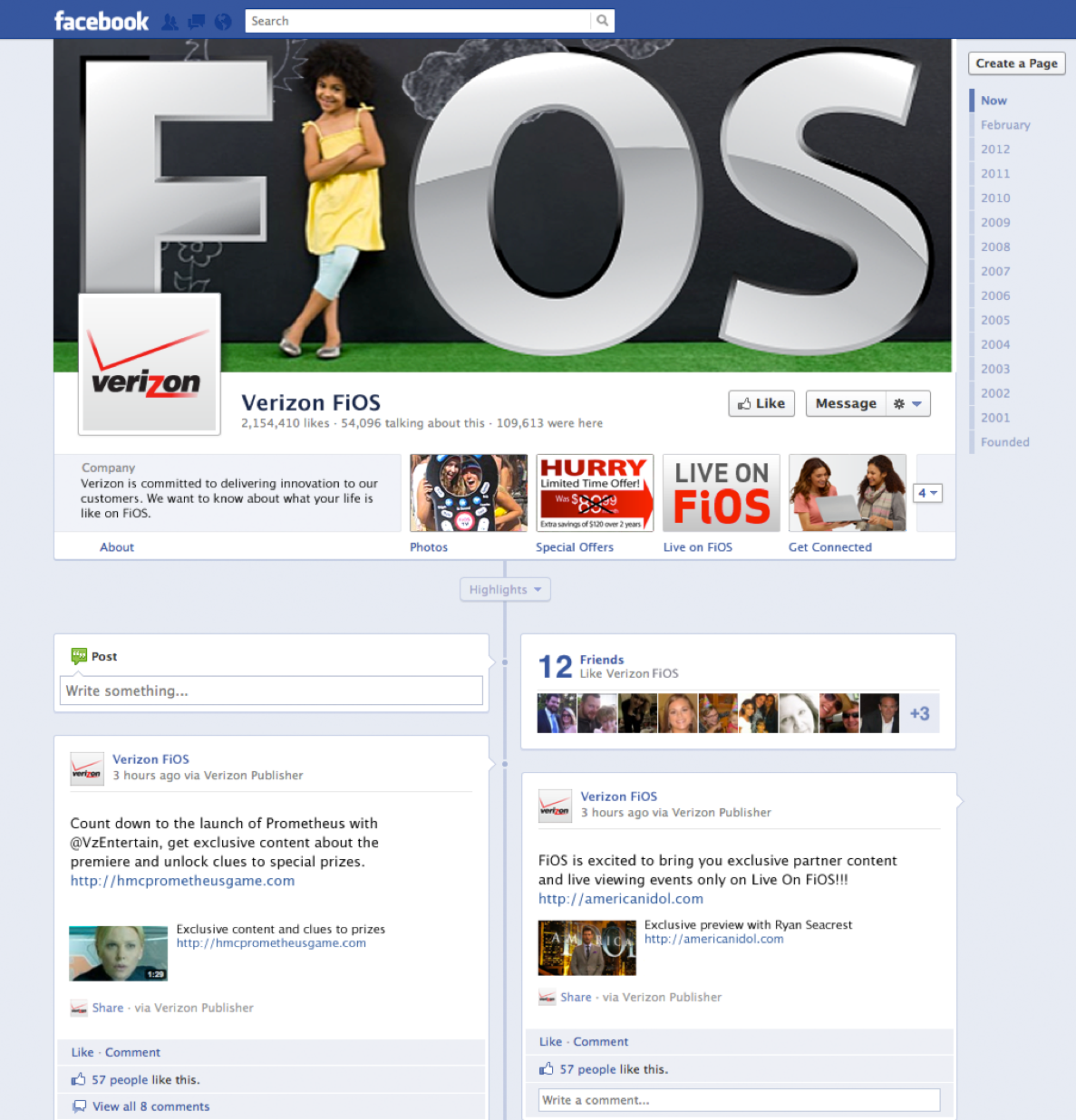 FiOS Social: Day to Day