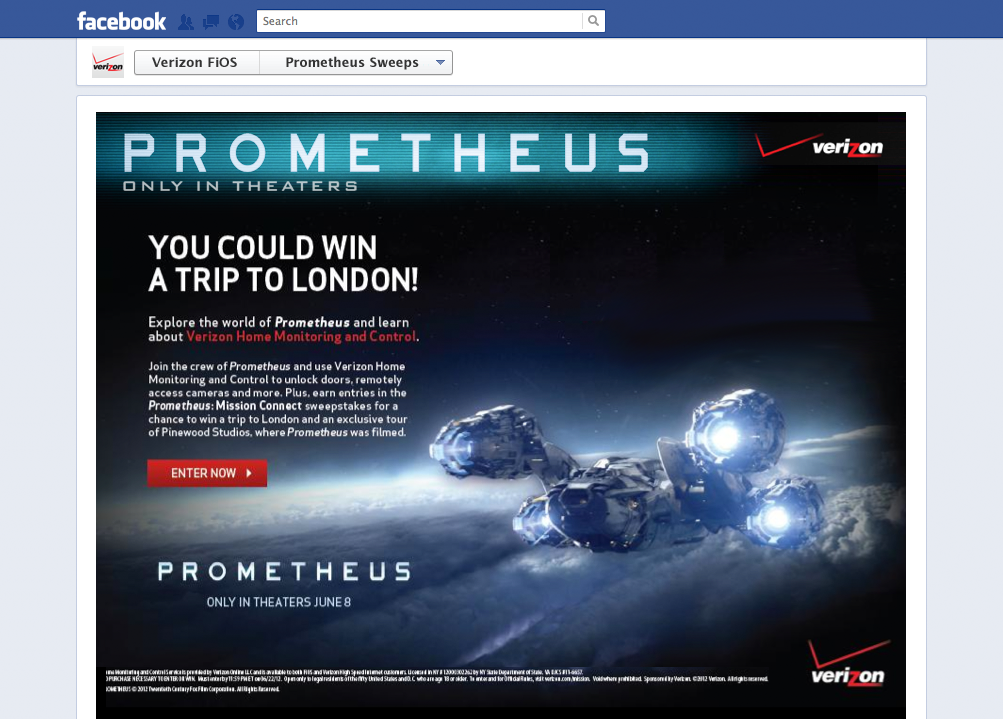 Sweepstakes: London Premiere