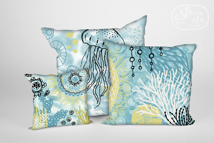 Belinda Sigstad - Aquatic Treasures - Pillows.jpg