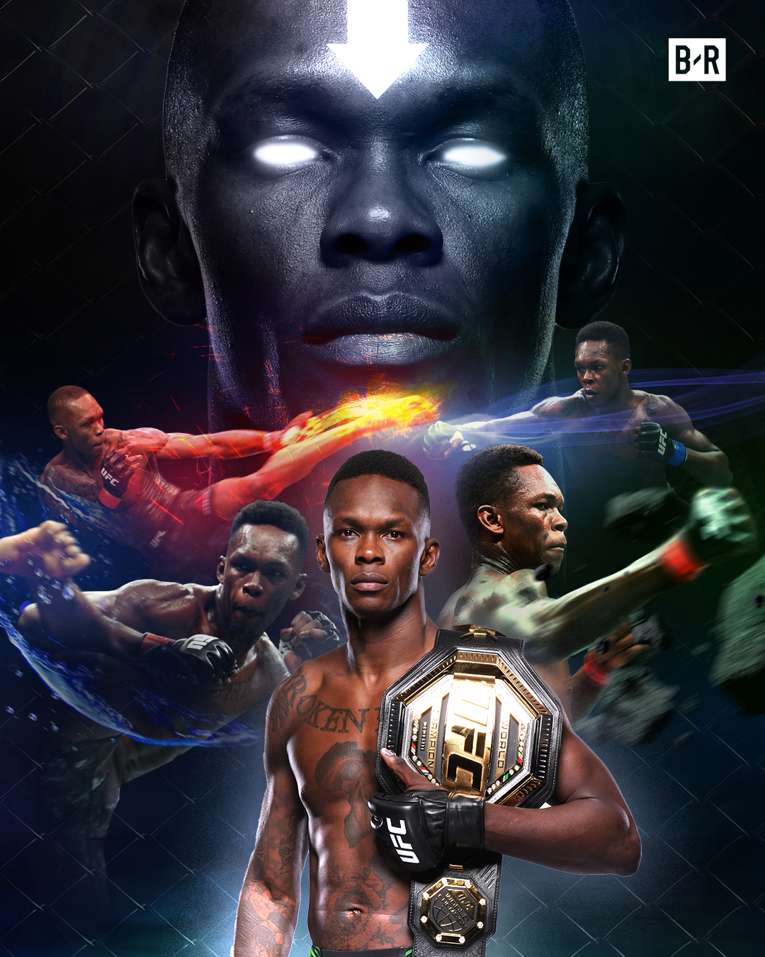 ufc : izzy wins social graphic