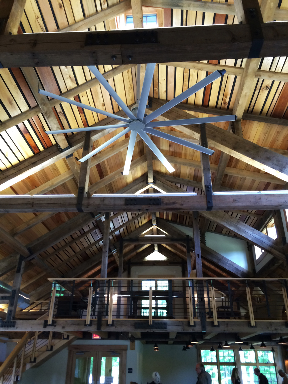 Gorgeous roof in The Barn.