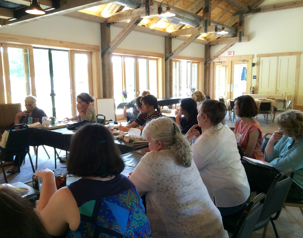 Everyone is listening to Paul talk about school visits.