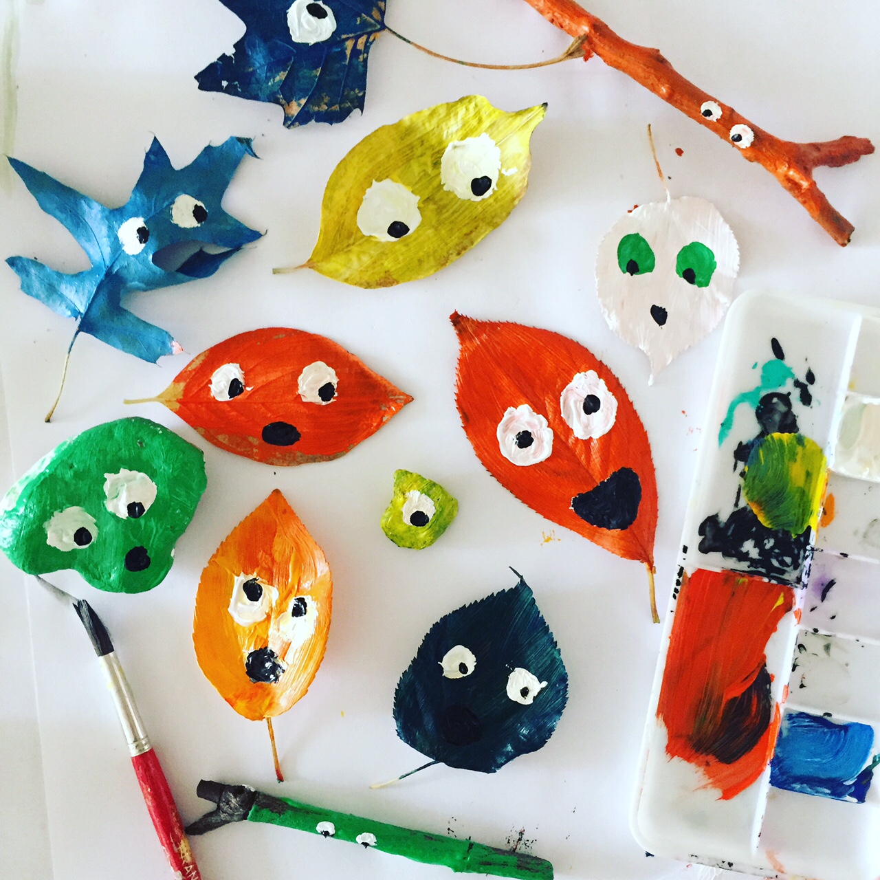 Silly sticks, leaves, and rocks... ready for action!