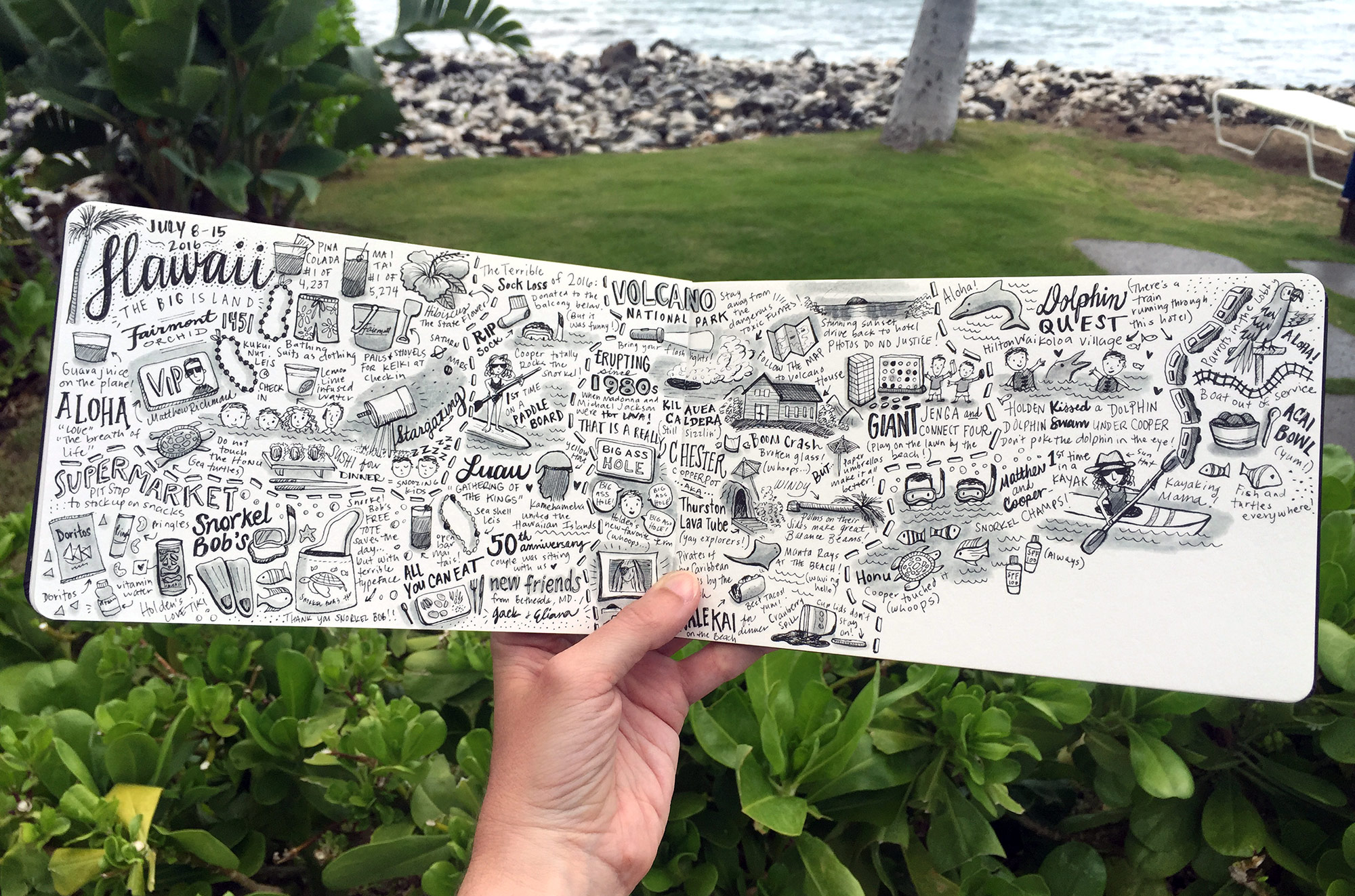 Hawaii spread #1 is almost finished!