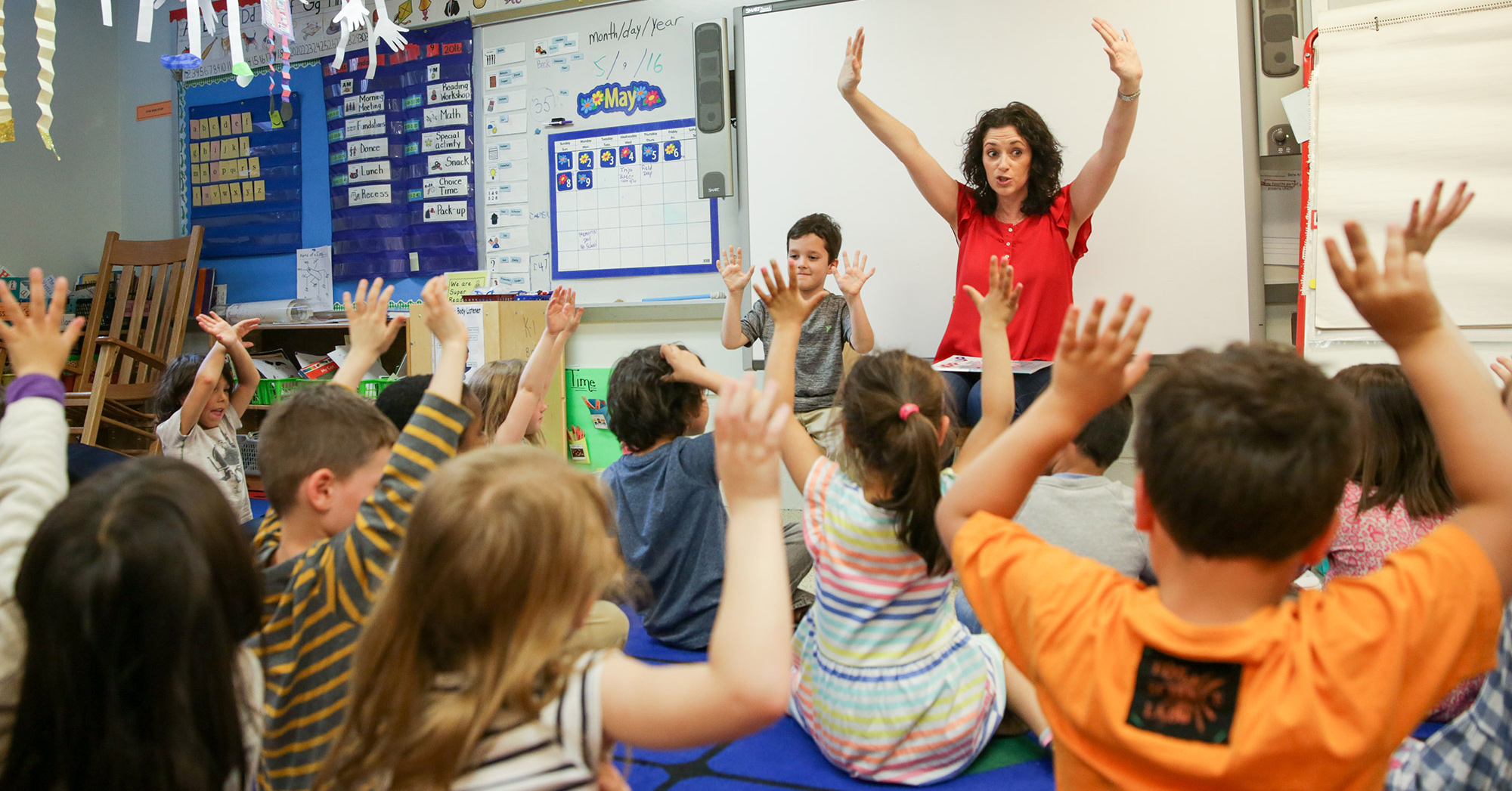 Presenting to Kindergarteners in Brooklyn | Photo by Tory Williams
