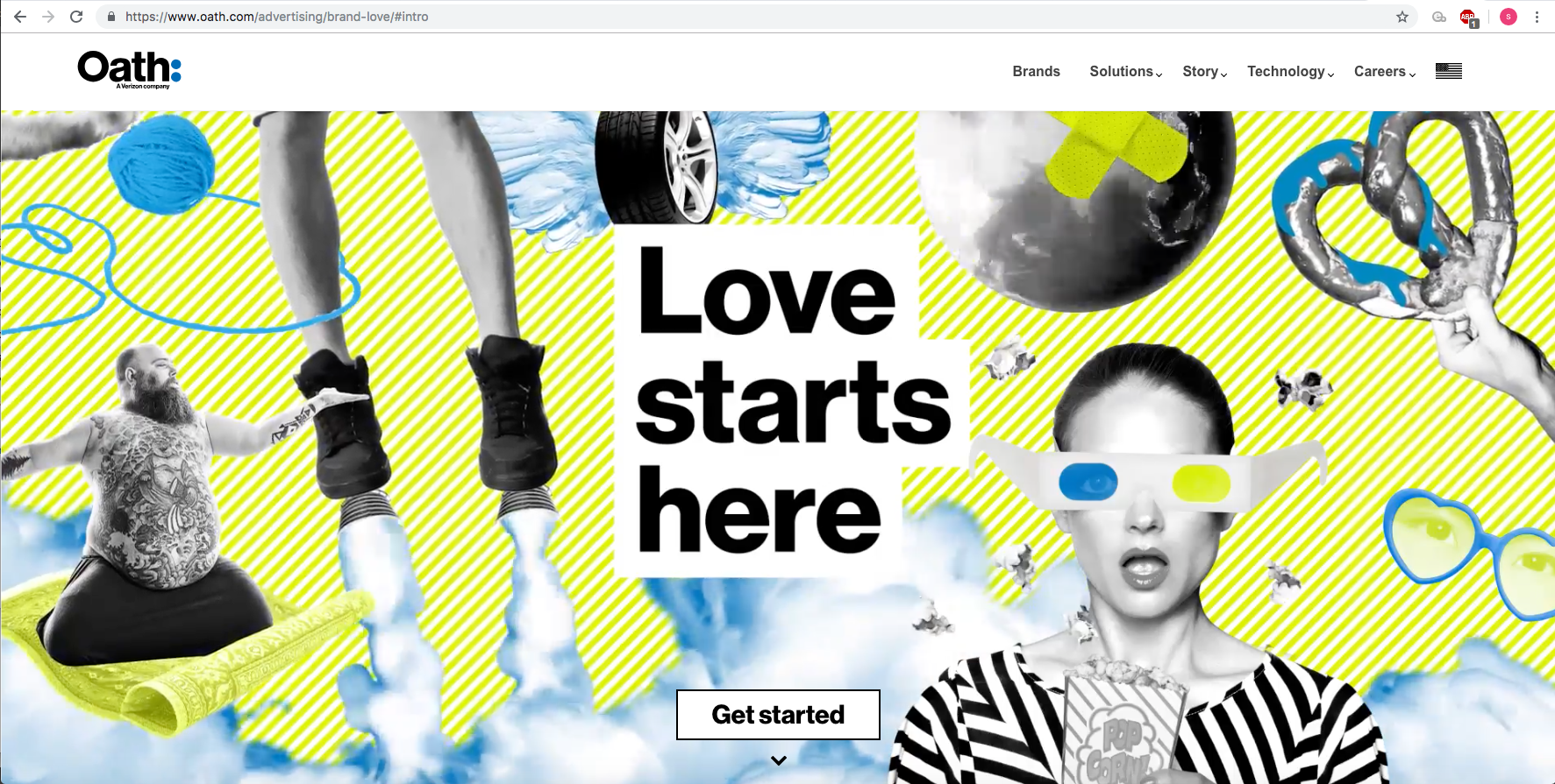 Brand Love Homepage