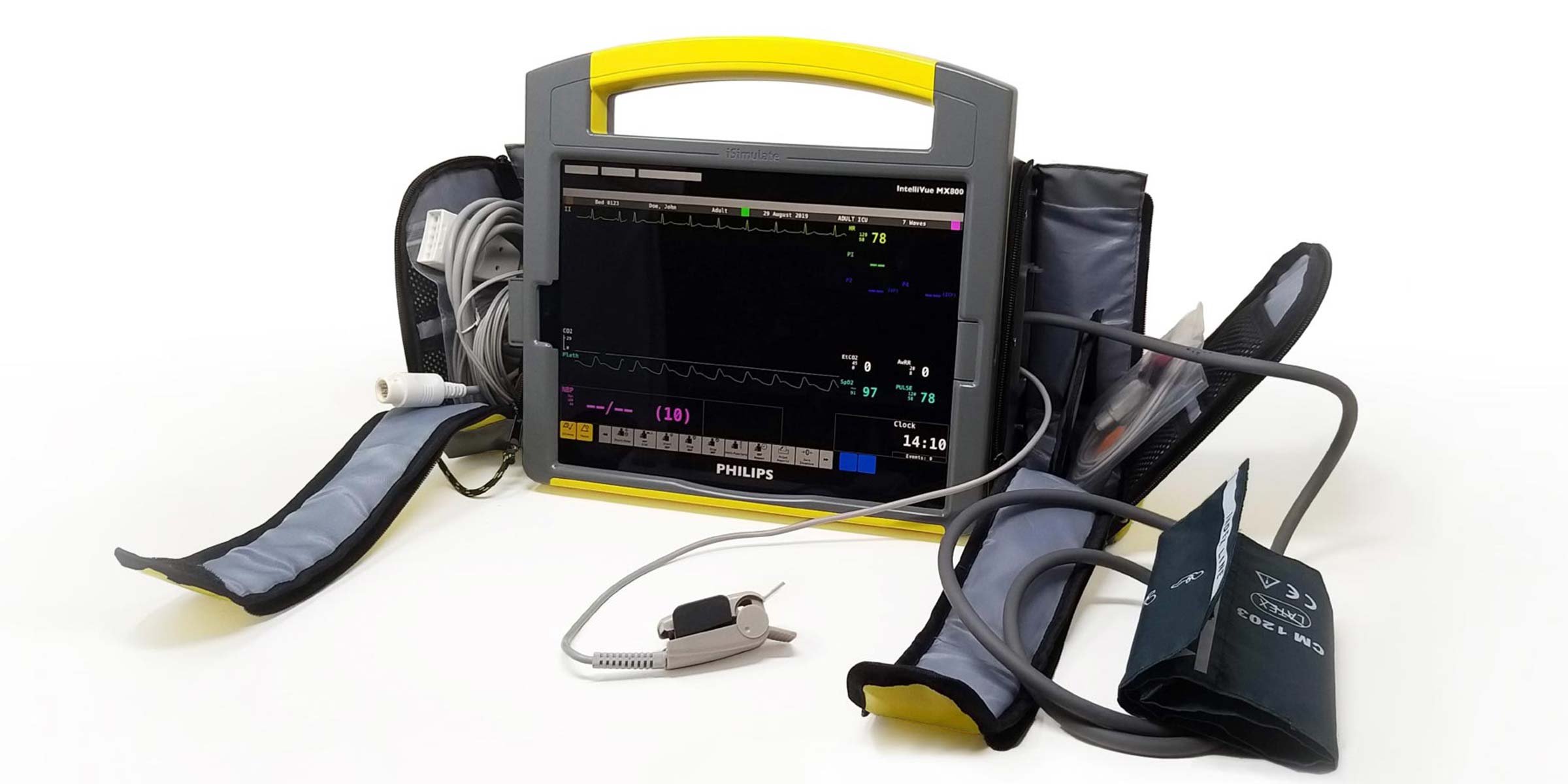 REALITi 360 case with medical cables for realistic traning delivery