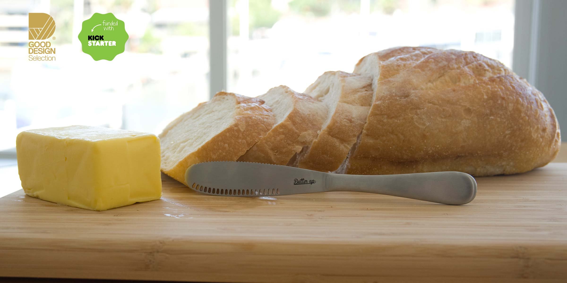 Butter Up with sliced bred and butter