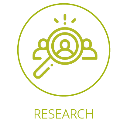 Highlighted research icon