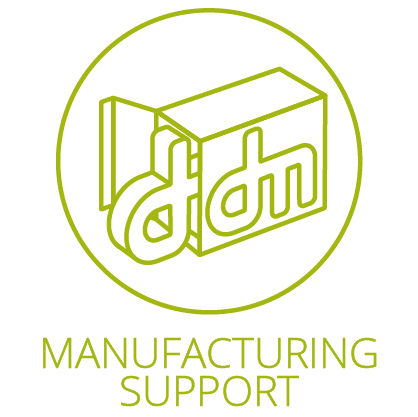 Highlighted manufacturing support