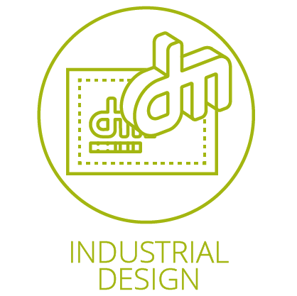 Highlighted industrial design icon