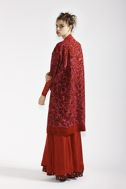   150/A99068A Kimono Gown    210/A93290 Long Sleeve Tunic    165/A95204 Origami Long Wrap Skirt  