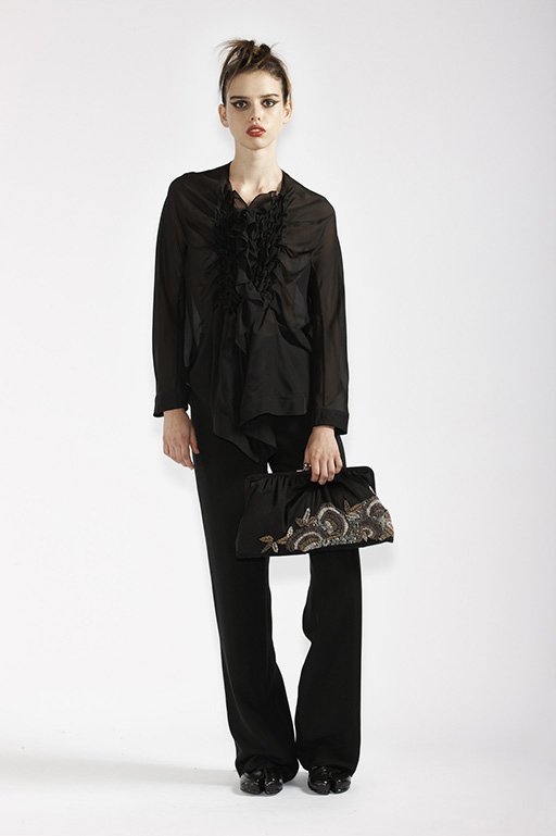   110/A94074 Origami Blouse&nbsp;    180/A96111 Mens Style Trousers    900/A97364 Fan Beaded Clutch Bag  