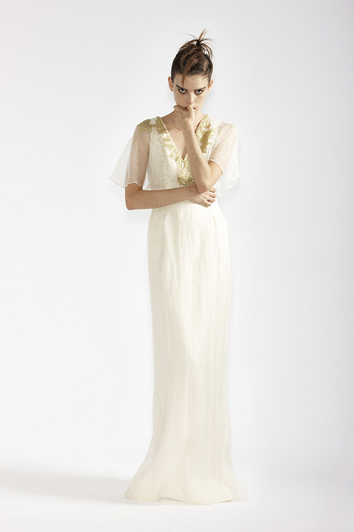   120/A91361 Hand Embroidered Bridal Dress  