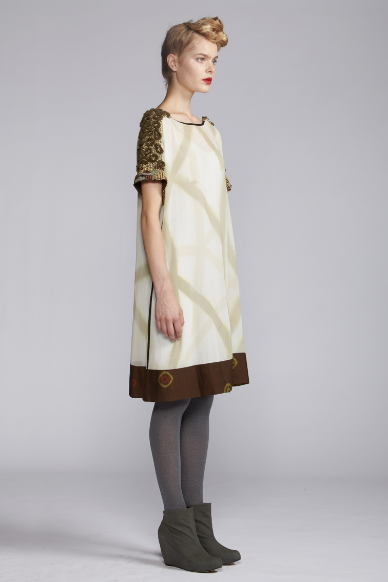   400/A120126 Panelled Tunic with Slip  