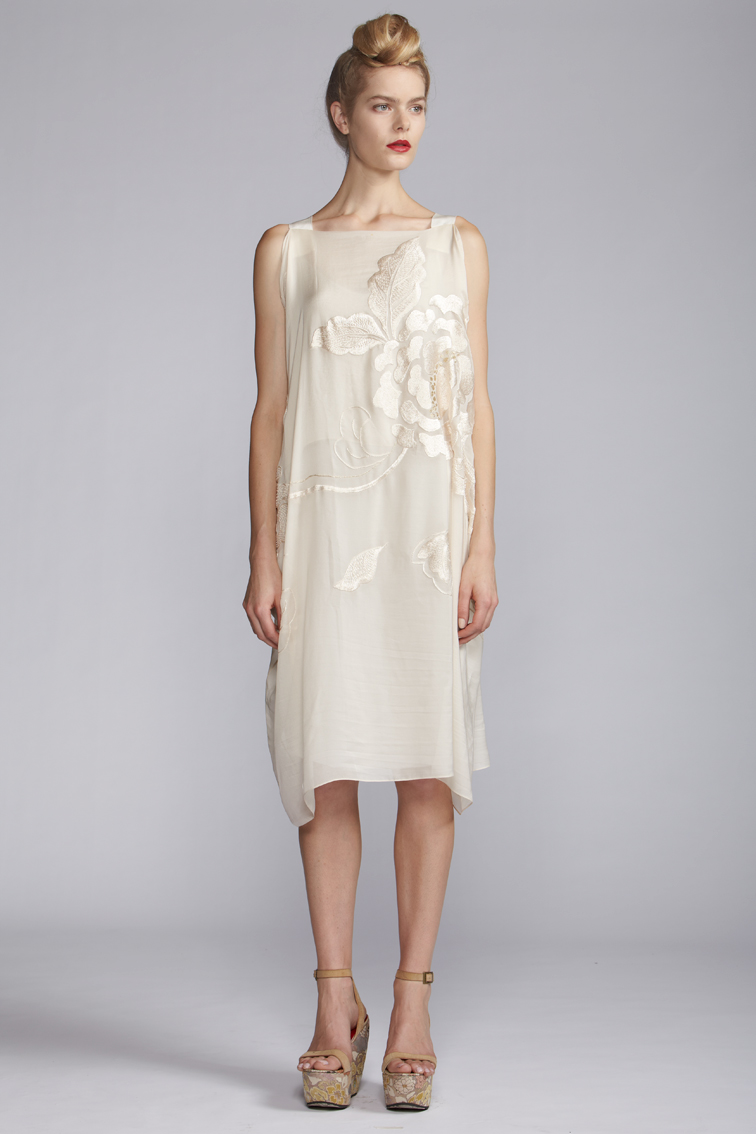   100/A121511 Rectangular Dress with Slip  
