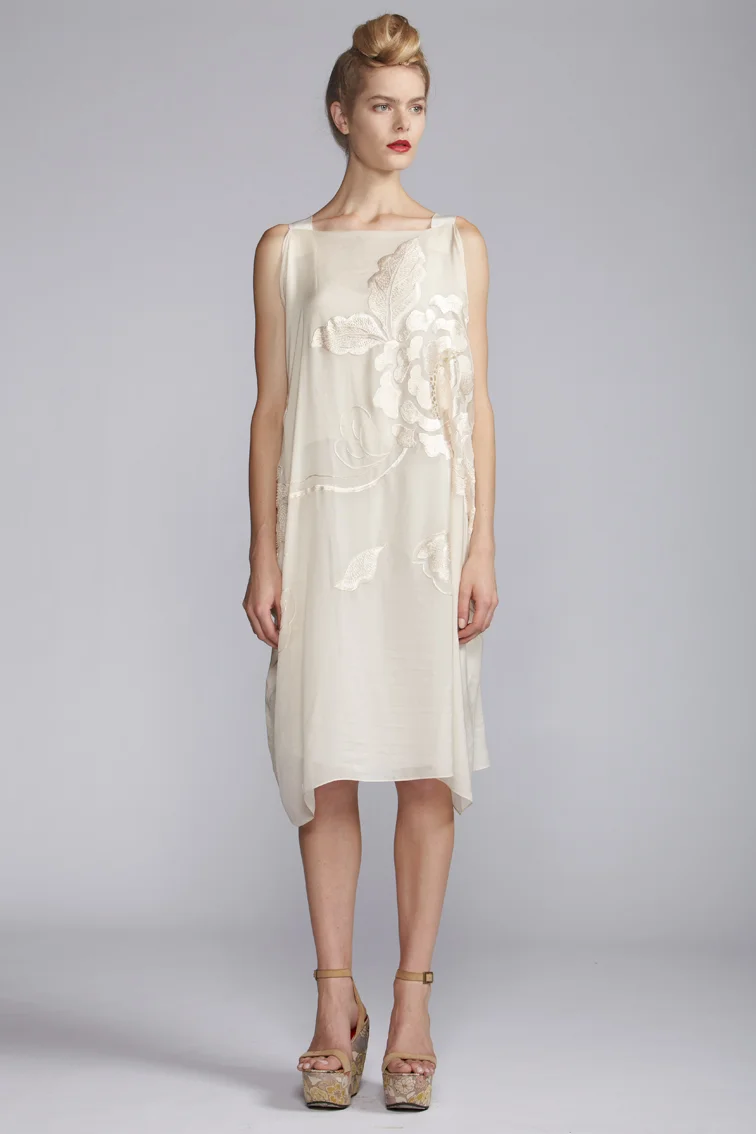 100/A121511 Rectangular Dress with Slip