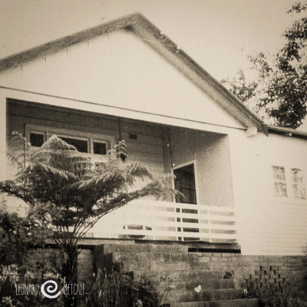 My first home in Victory Lane, Leura from the same 120 roll of film - Photographer Murray Metcalf circa 1975