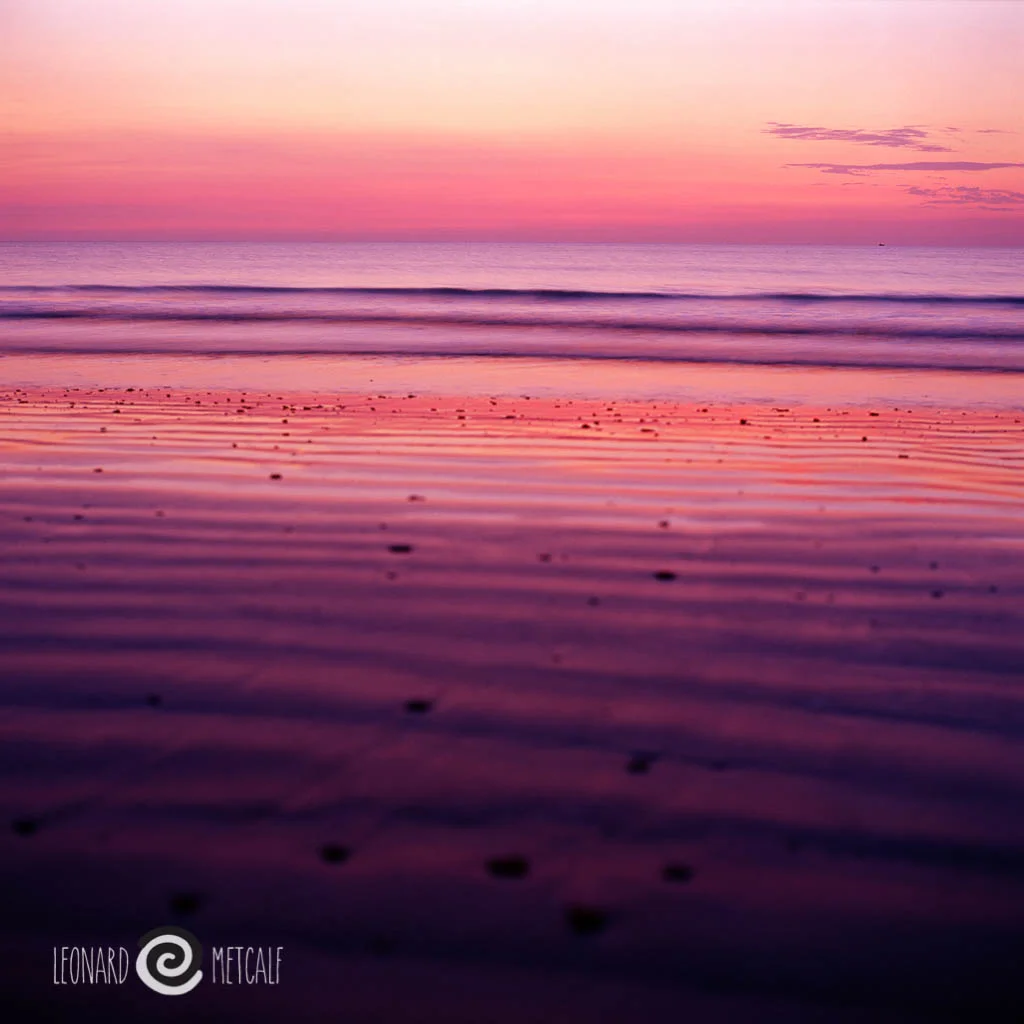 Gunn Point, The Northern Territory just as the Golden hour finishes and the Blue hour starts © Leonard Metcalf 2015