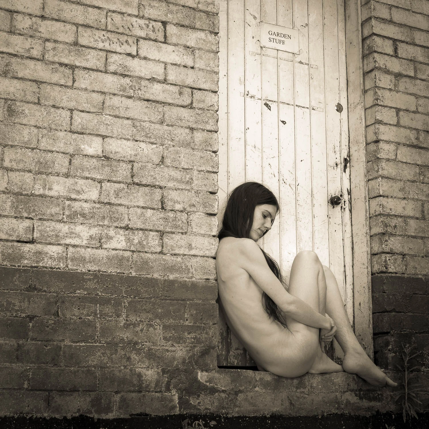 Andrea poses for our Fine Art Nude Workshop where we explored natural light nudes. Olympus 25mm f 1.2 shot at f5.6