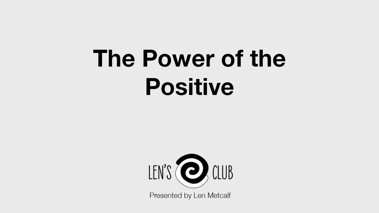 PR1 The Power of the Positive