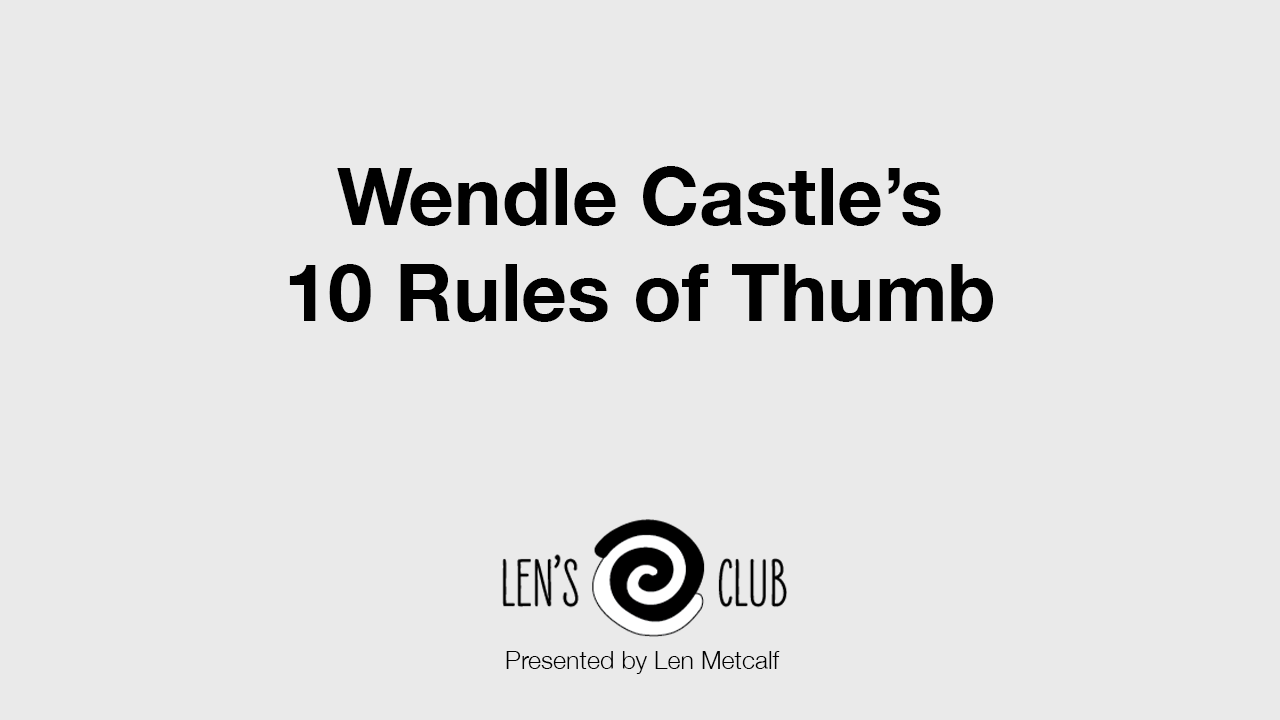 PR8 Ten Adopted Rules of Thumb