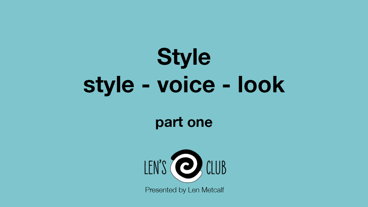 ST1 Style - part one