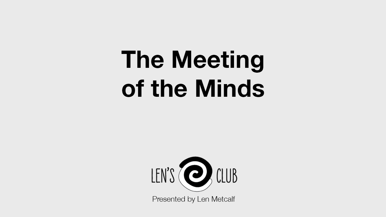 PR12 Lessons from the UK - The Meeting of the Minds