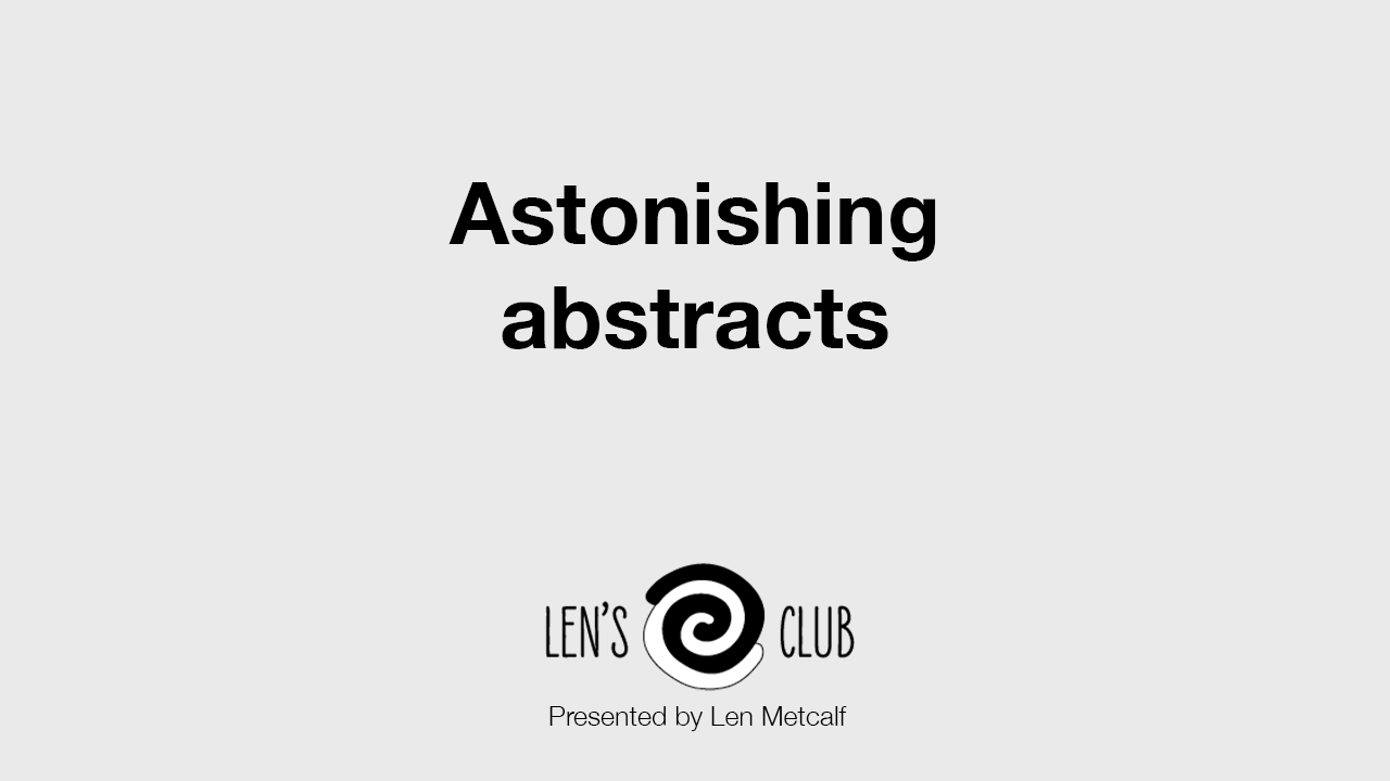 PR25 Astonishing Abstracts