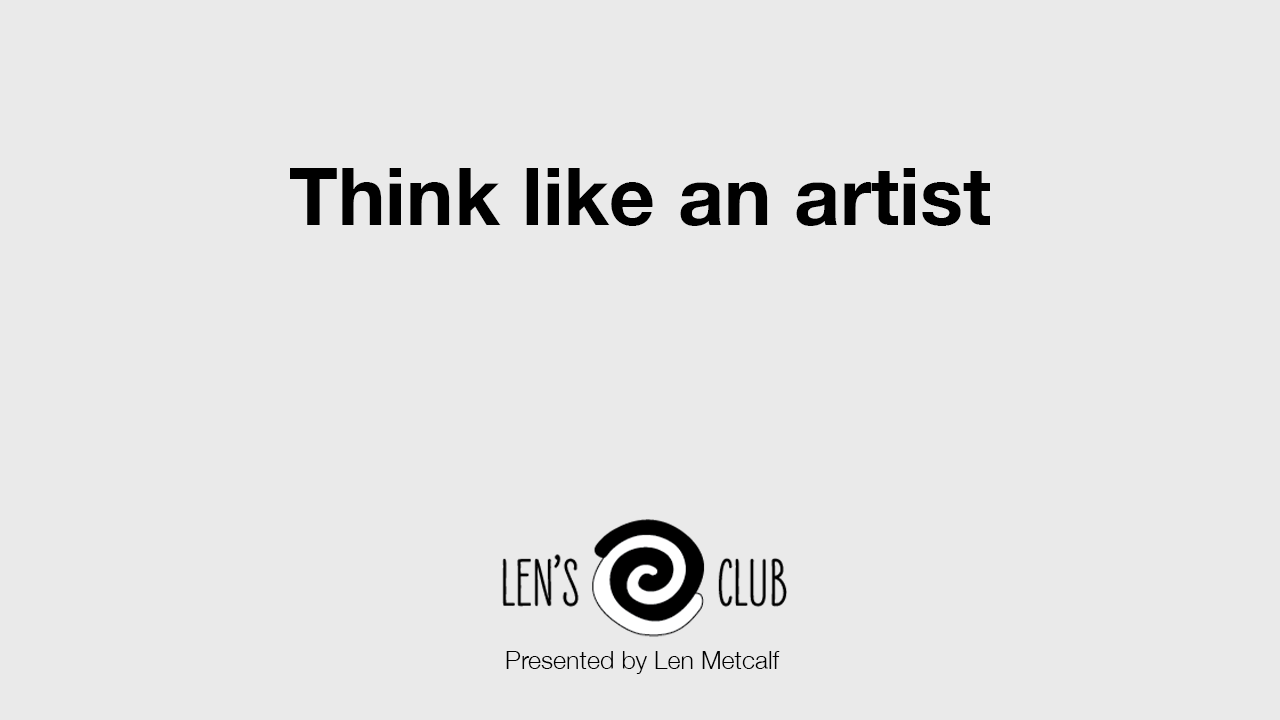 PR40 Think like an artist, don't act like one