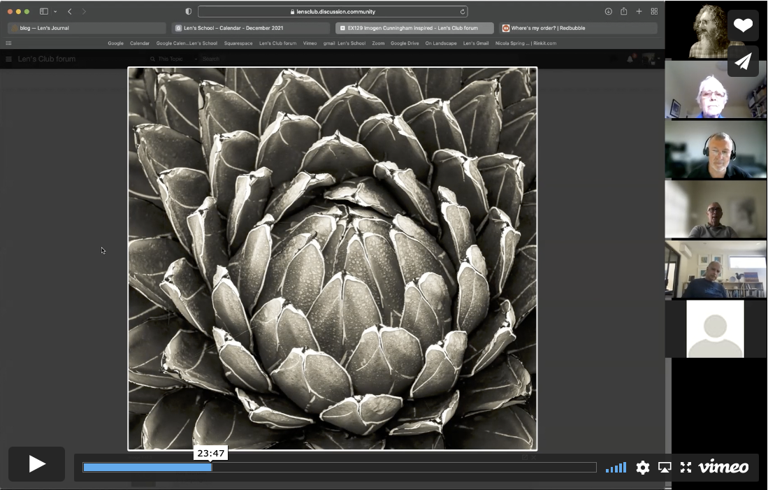 LC30 Inspired by Imogen Cunningham