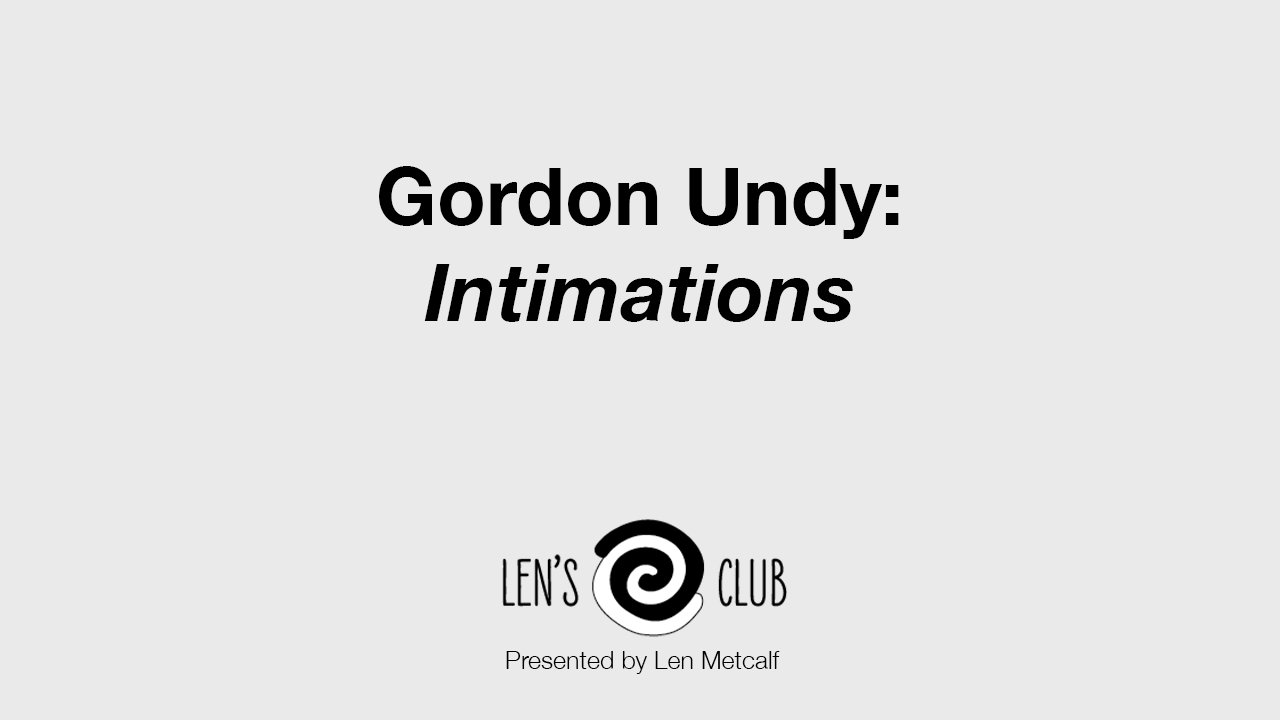 BR26 Gordon Undy - Intimations