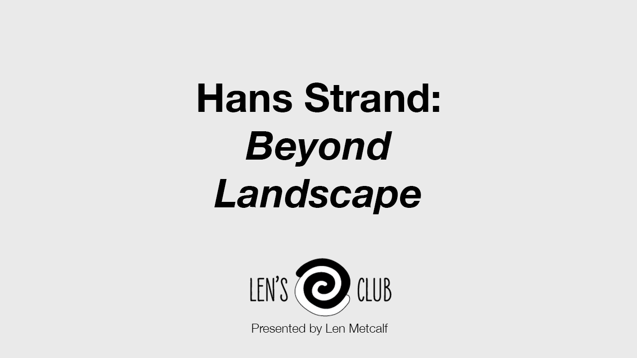 BR27 Hans Strand - Beyond Landscape
