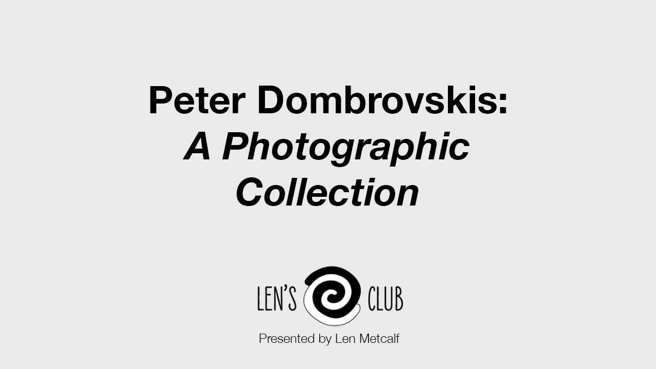 BR30 Peter Dombrovskis: A Photographic Collection