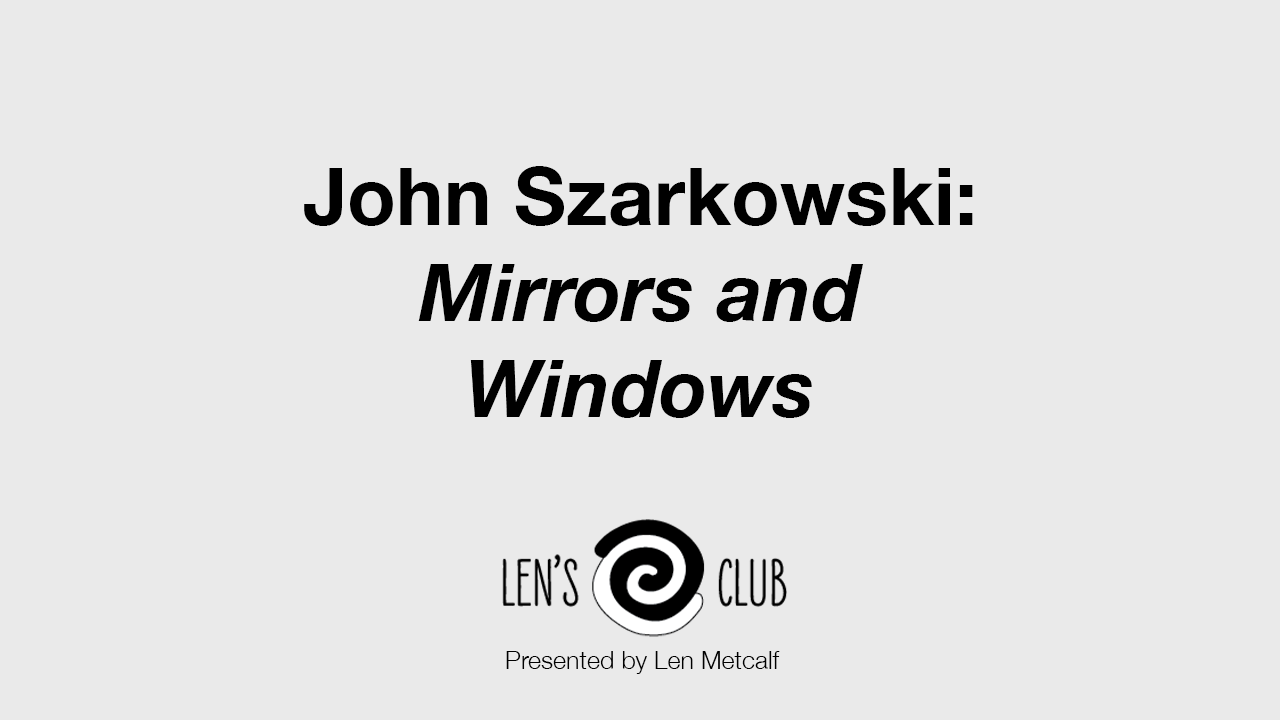 BR33 Mirrors and Windows; American Photography since 1960 John Szarkowski