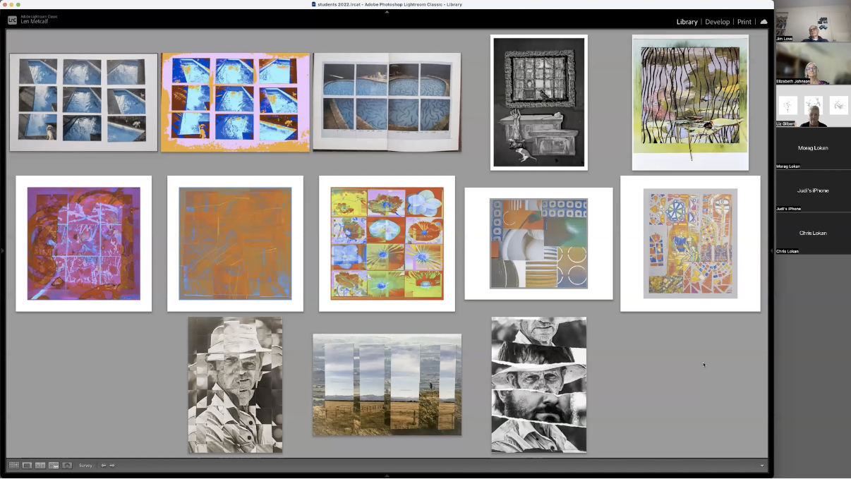 LC53 Collages with physical prints