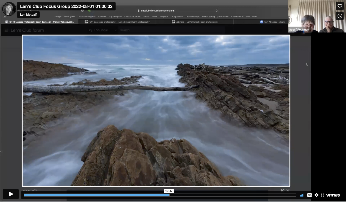 Focus Group Discussion - Seascape Photography