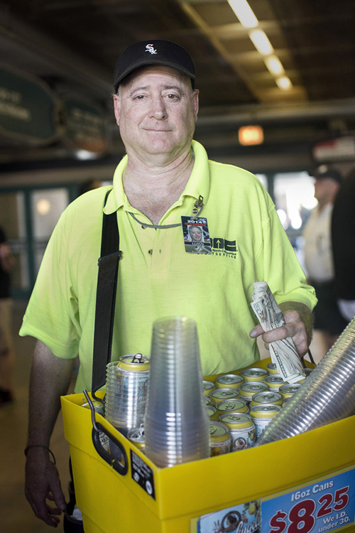 Lloyd Rutzky has been a vendor at Cubs and Sox games for 50 seasons. 