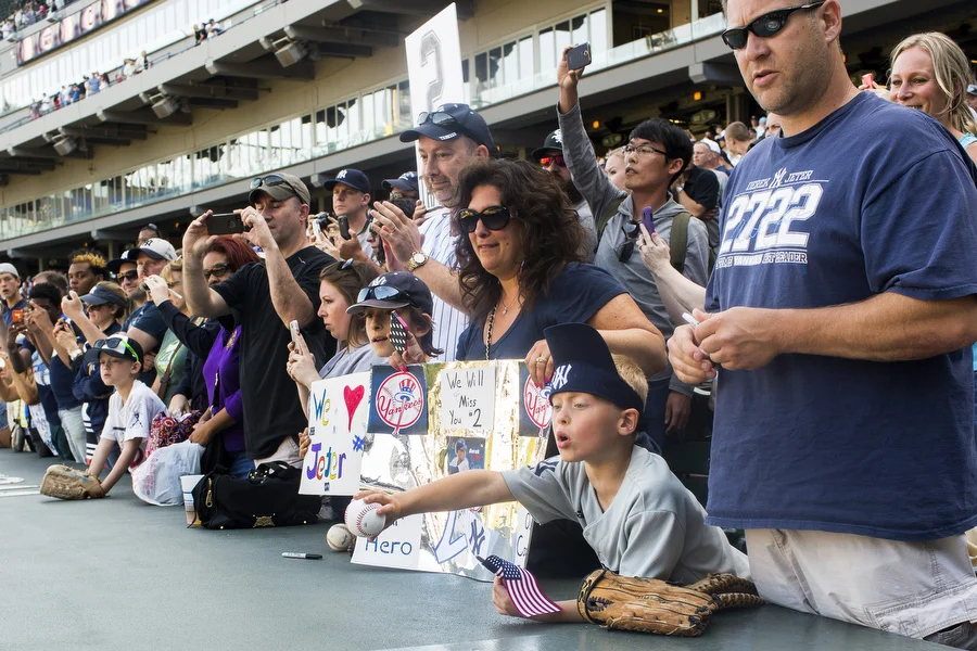 Jeter fans. 