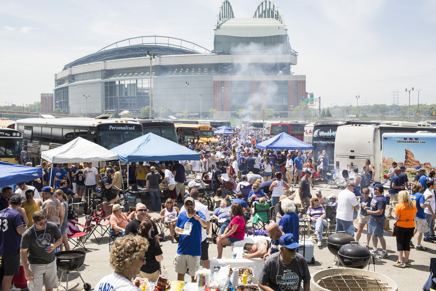 Pre-game tailgating.